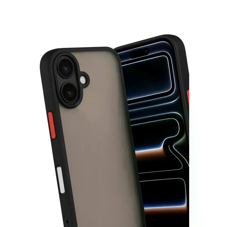 İphone 17 Kılıf Montreal Silikon Kapak - Siyah