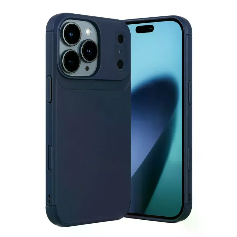 İphone 17 Pro Auto Focus Karbon Kapak - Lacivert