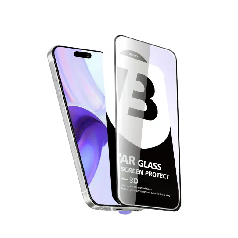 İphone 17 Pro Bilvis 5d Super Clear Diamond Cam Ekran Koruyucu