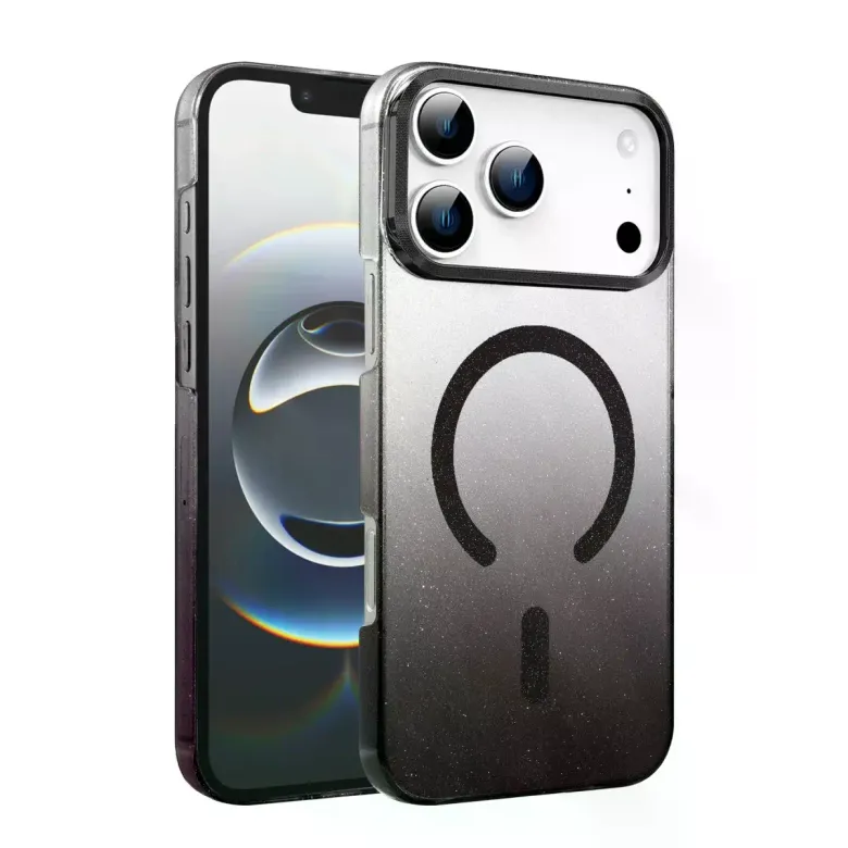 İphone 17 Pro Glossy Magsafe Kapak - Siyah