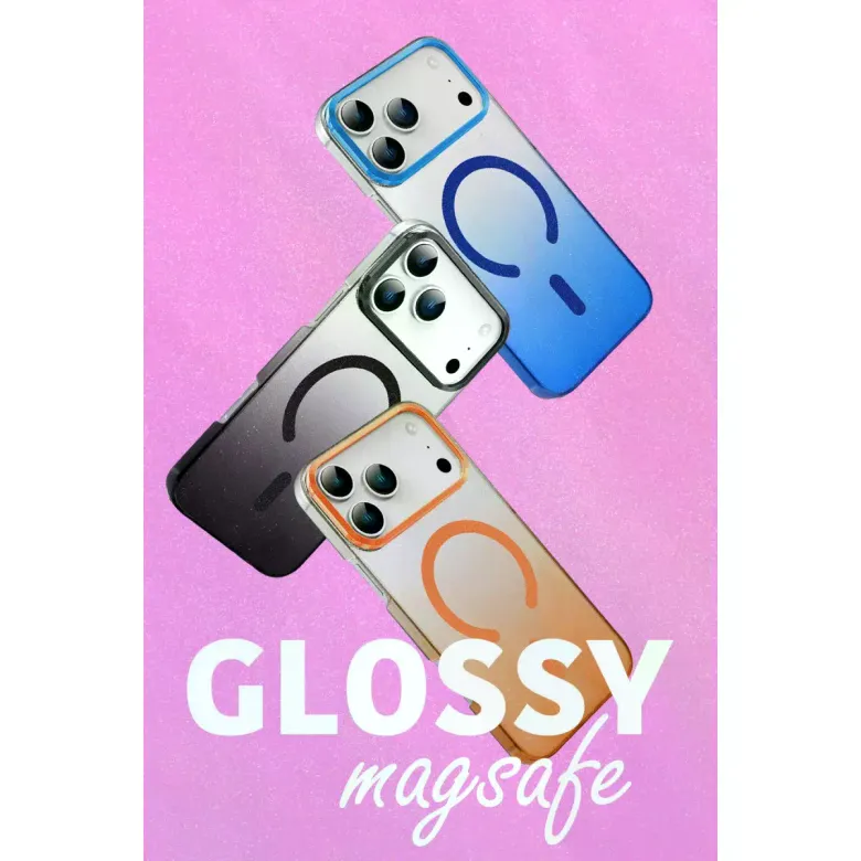 İphone 17 Pro Glossy Magsafe Kapak - Siyah