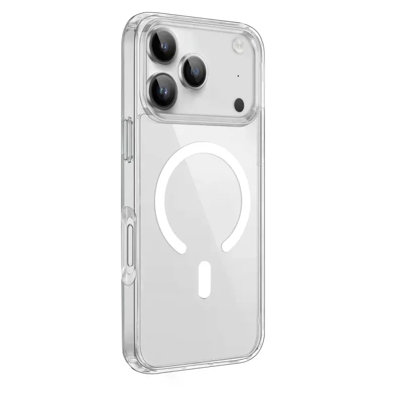 İphone 17 Pro Kılıf Pc Real Magsafe Kapak - Şeffaf
