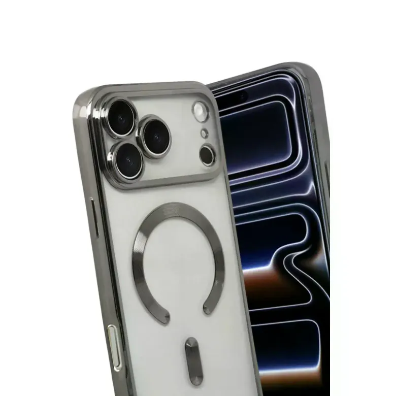 İphone 17 Pro Kross Magneticsafe Kapak - Titan Gri