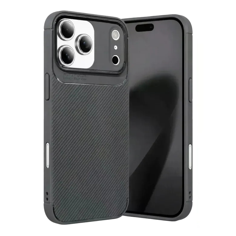 İphone 17 Pro Max Auto Focus Karbon Kapak - Koyu Yeşil