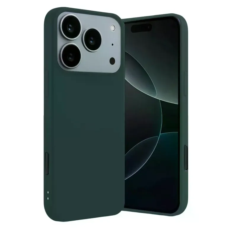 İphone 17 Pro Max First Silikon - Koyu Yeşil