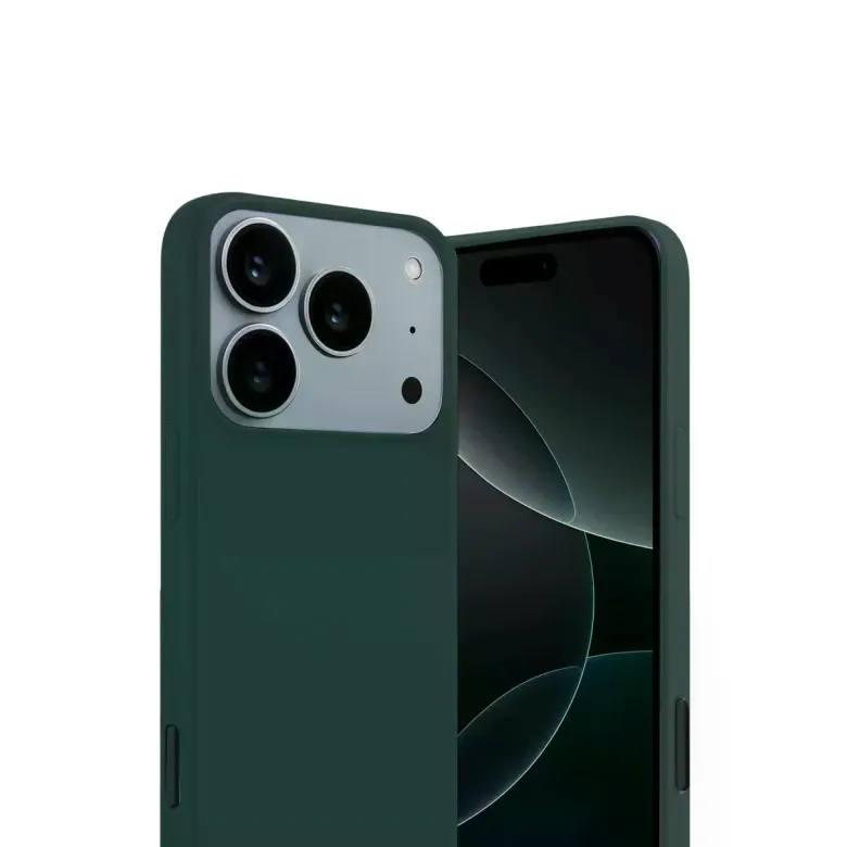 İphone 17 Pro Max First Silikon - Koyu Yeşil