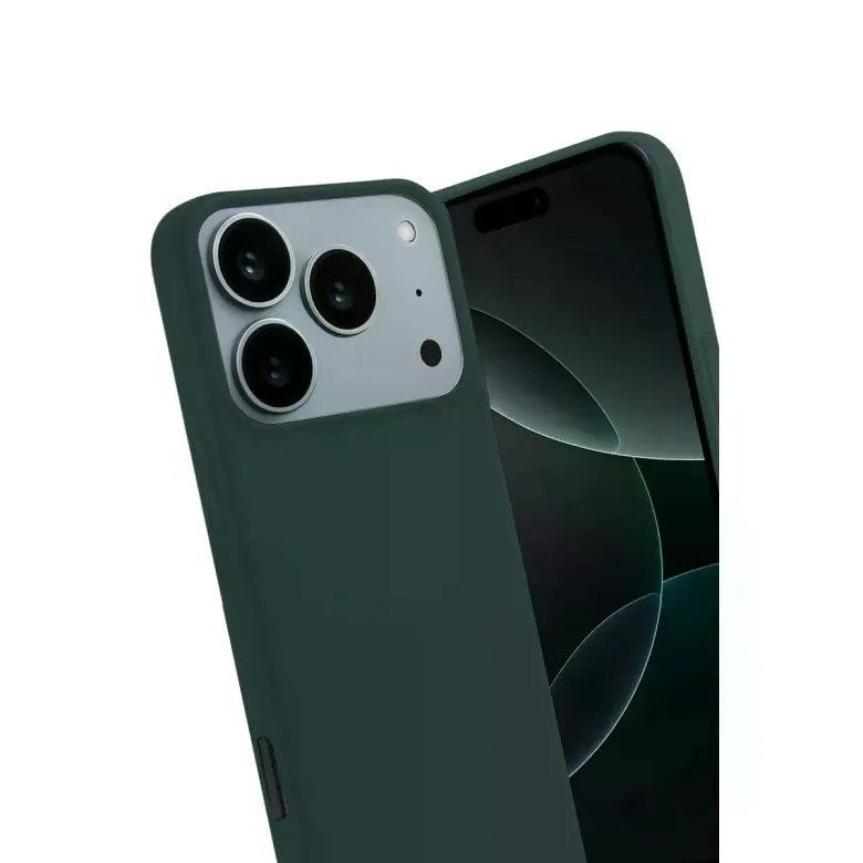 İphone 17 Pro Max First Silikon - Koyu Yeşil