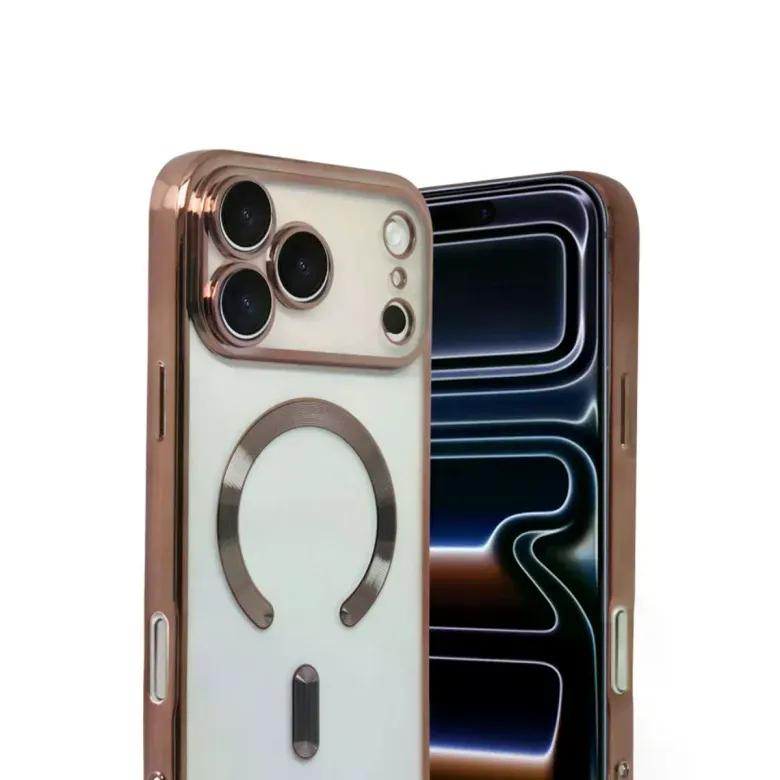 İphone 17 Pro Max Kross Magneticsafe Kapak - Çöl Titanyum