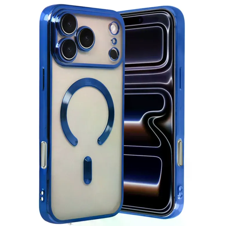 İphone 17 Pro Max Kross Magneticsafe Kapak - Lacivert