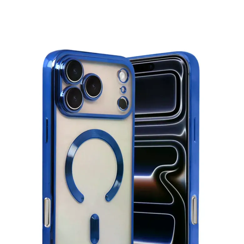 İphone 17 Pro Max Kross Magneticsafe Kapak - Lacivert