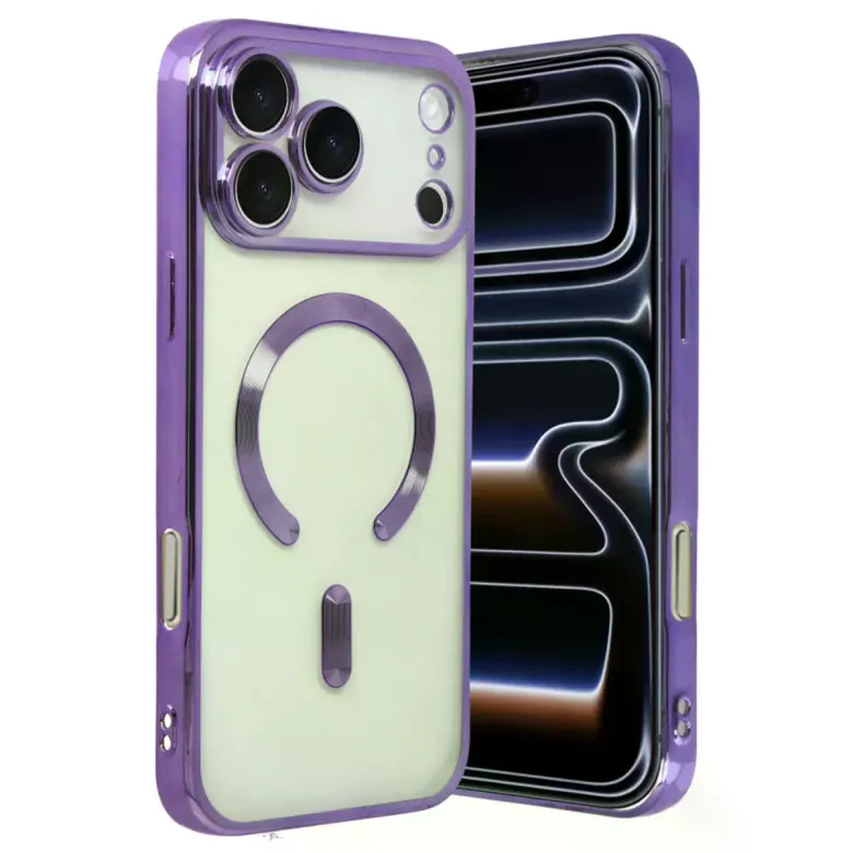İphone 17 Pro Max Kross Magneticsafe Kapak - Mor
