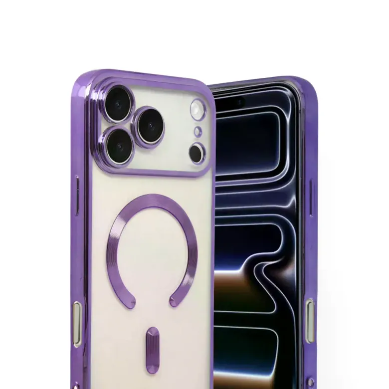 İphone 17 Pro Max Kross Magneticsafe Kapak - Mor