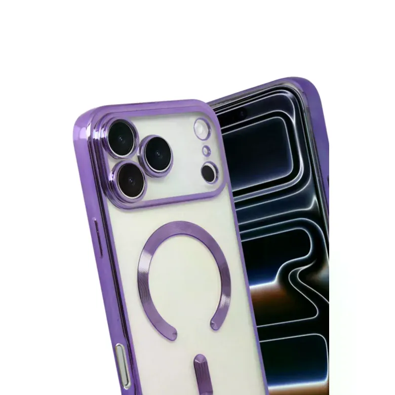 İphone 17 Pro Max Kross Magneticsafe Kapak - Mor