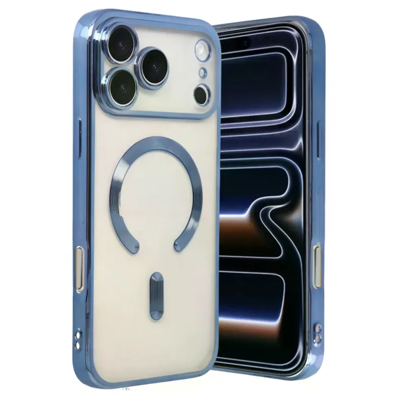 İphone 17 Pro Max Kross Magneticsafe Kapak - Sierra Blue