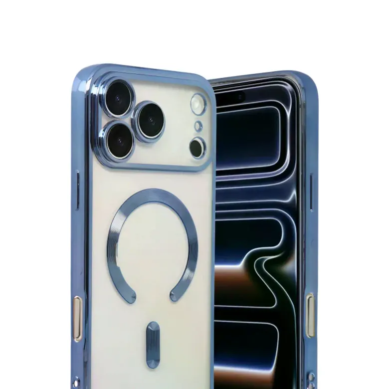 İphone 17 Pro Max Kross Magneticsafe Kapak - Sierra Blue