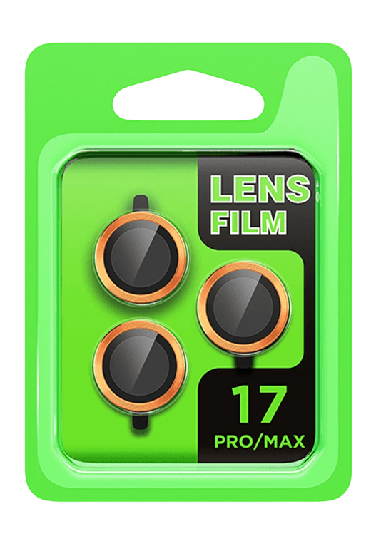 iPhone 17 Pro Raze Metal Kamera Lens - Turuncu