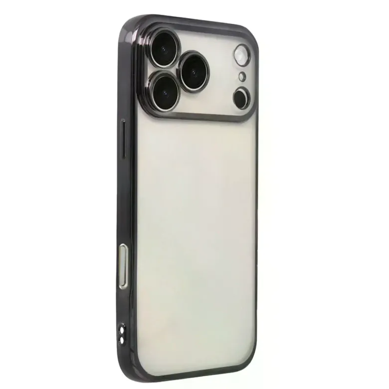 İphone 17 Pro Razer Lensli Silikon - Siyah