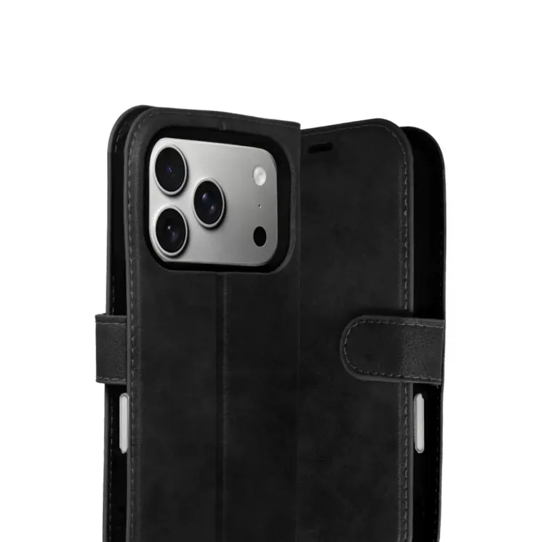 İphone 17 Pro Trend S Plus Kapaklı Kılıf - Siyah