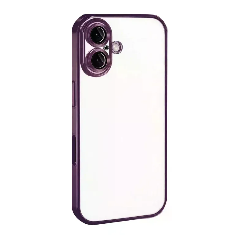 İphone 17 Razer Lensli Silikon - Açık Mor