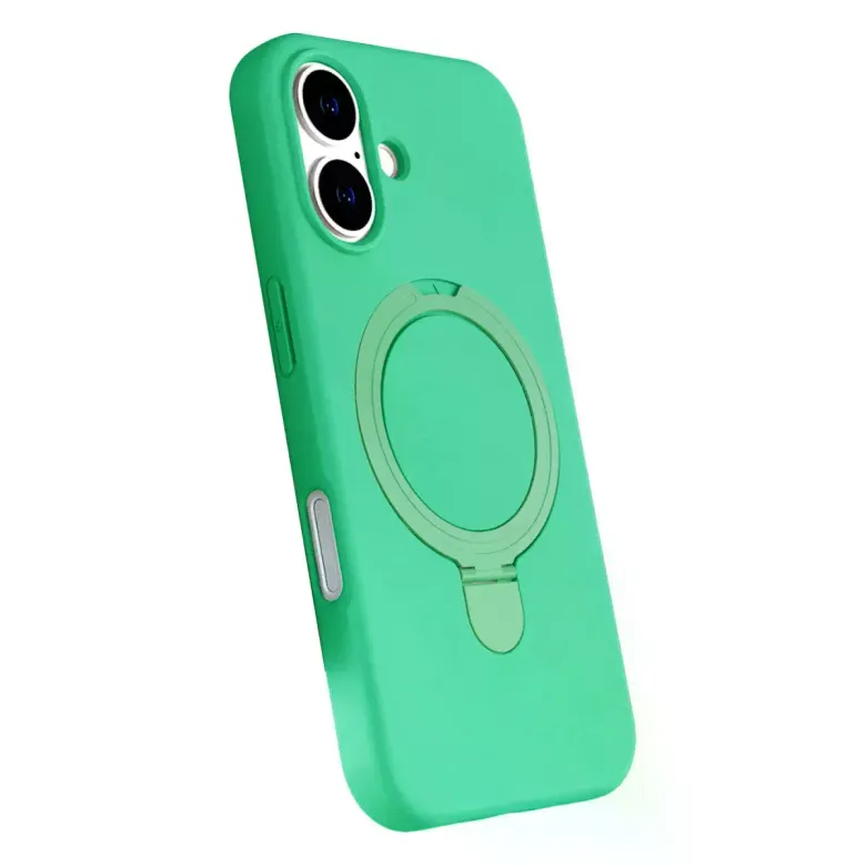 İphone 17 Regal Magsafe Standlı Kapak - Yeşil