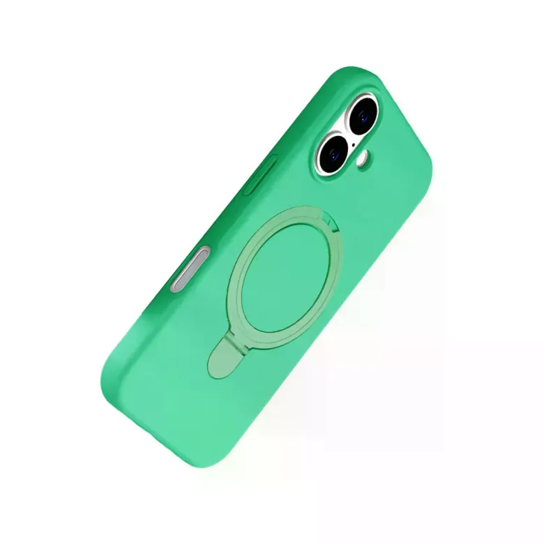 İphone 17 Regal Magsafe Standlı Kapak - Yeşil