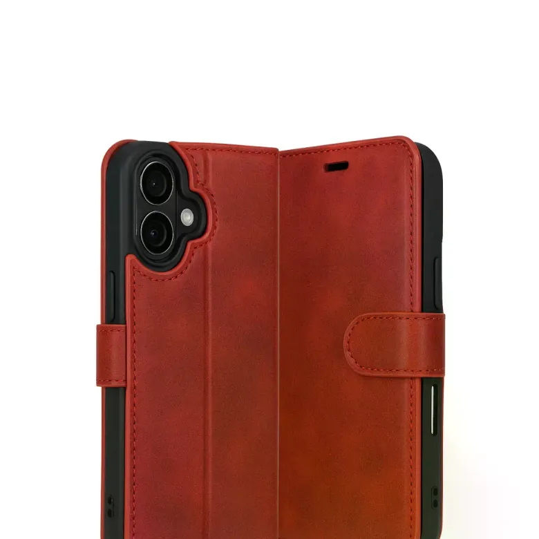 İphone 17 Trend S Plus Kapaklı Kılıf - Kırmızı