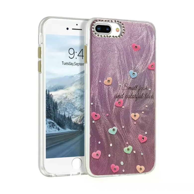 İphone 7 Plus Kılıf Blade Aynalı Desenli Kapak - Desen 8