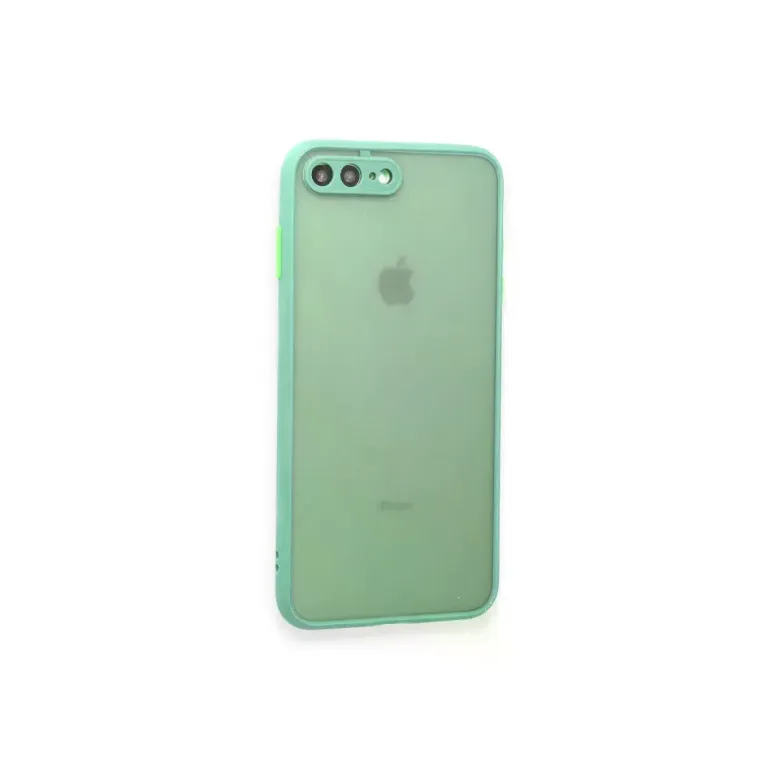 iPhone 7 Plus Kılıf Montreal Silikon Kapak - Turkuaz