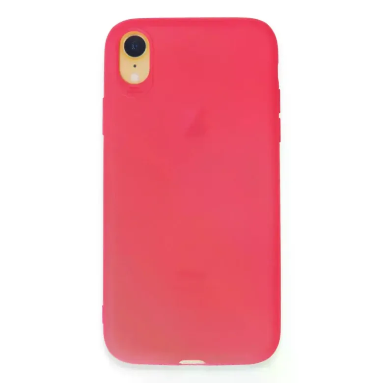 iPhone XR Kılıf First Silikon - Pembe