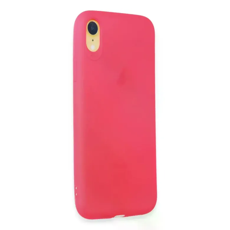 iPhone XR Kılıf First Silikon - Pembe
