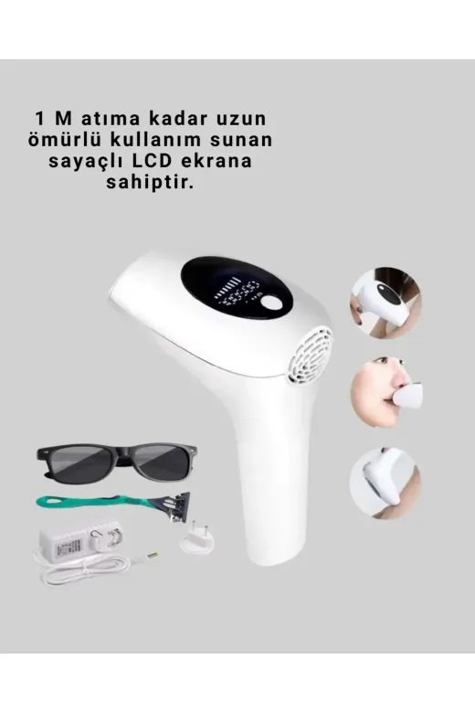 IPL Lazer Epilasyon Aleti 5 Kademeli Güç Ayarlı