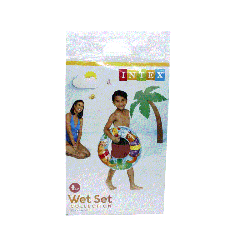 IS59242 Şeffaf Baskılı Simit 61 cm - Vardem Oyuncak