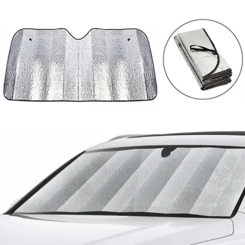 Isı ve Güneş Yansıma Önleyici Oto Ön Cam Güneşliği Opel Astra Fiat Egea Hyundai i20 Renault Megane