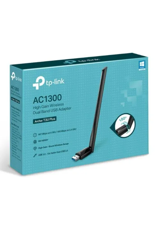 isiltikidsmoda Bezs-BZSURN001198 Tp-Link Archer T3U Plus 1300Mbps Kablosuz Dual Band Usb Adaptor