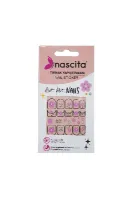 Işıltılı Çiçek Desenli Tırnak Stickerı - 34