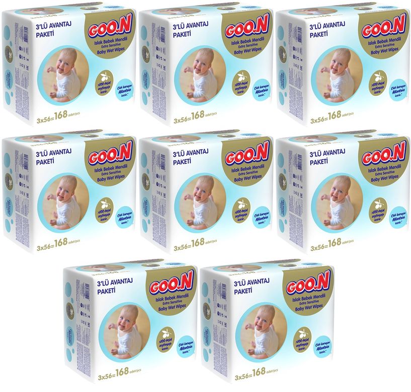 Islak Havlu Mendil 56 Yaprak Sensitive Hassas Cilt 24 Lü Set 1344 Yaprak