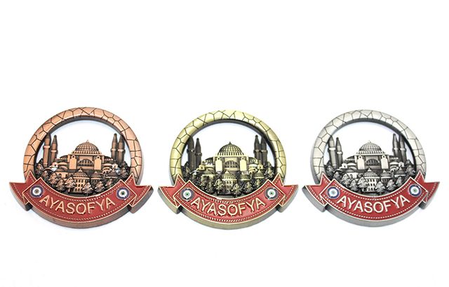 İstanbul Temalı Metal Magnet Model 4