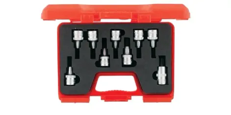 İzeltaş 1113 00 6009 1/2'' Lokmalı Star (Torx®) Uç Takımı 9 Parça