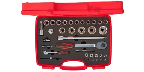 İzeltaş 1113001038 1/4''-1/2'' Altı Köşe Lokma Anahtar Takımı 35 Parça