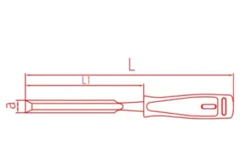 İzeltaş 5010230022 22 mm Iskarpela (Düz)