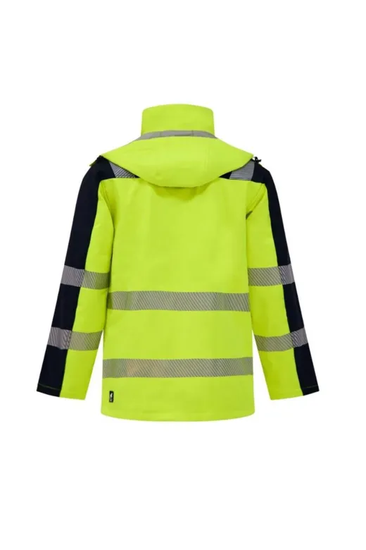 Izrasa NT80S Softshell Kırçıllı Reflektörlü Parka İş Montu Sarı