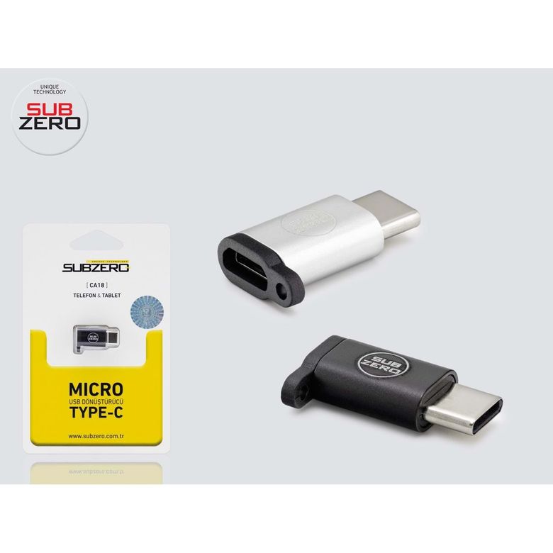 JhTK5ziAMC Subzero Ca18 Mi̇cro Type C Dönüştürücü