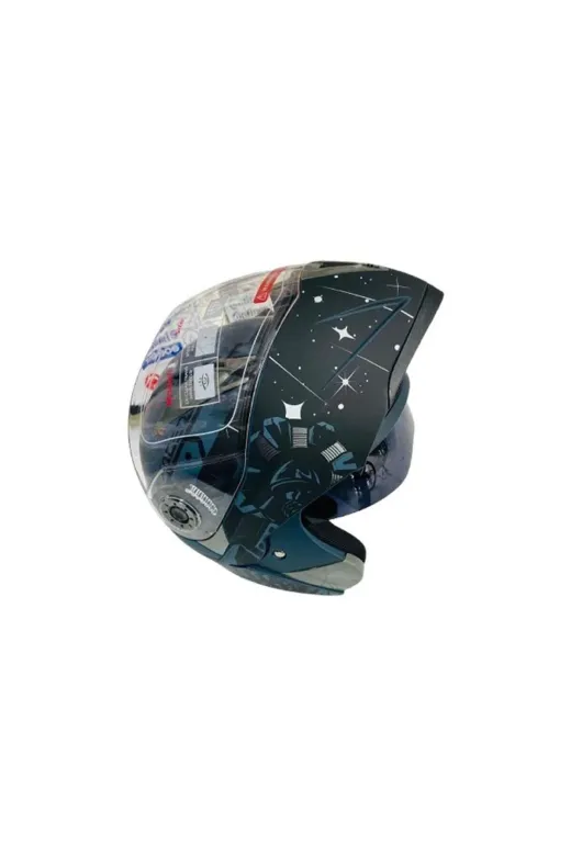 JK20 JK20GRYN2XL Çene Açılır Güneş Vizörlü Motosiklet Kaskı Xl Beden Baş Çevresi: 61-62Cm