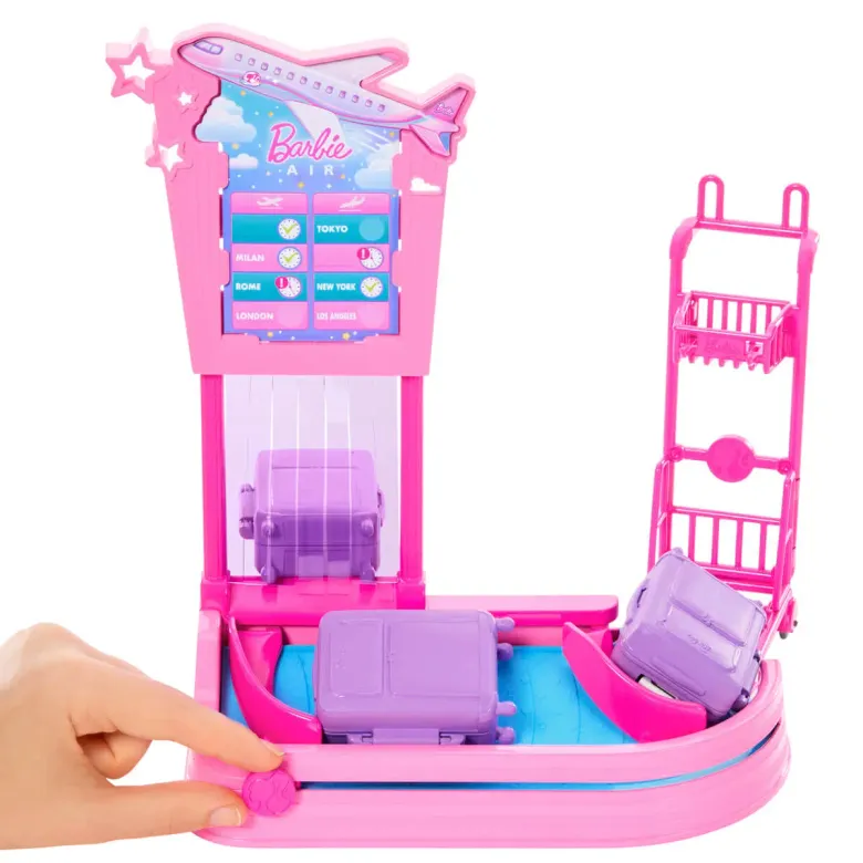 JMJ49 Barbie Malibu ve Bagaj Teslim Oyun Seti