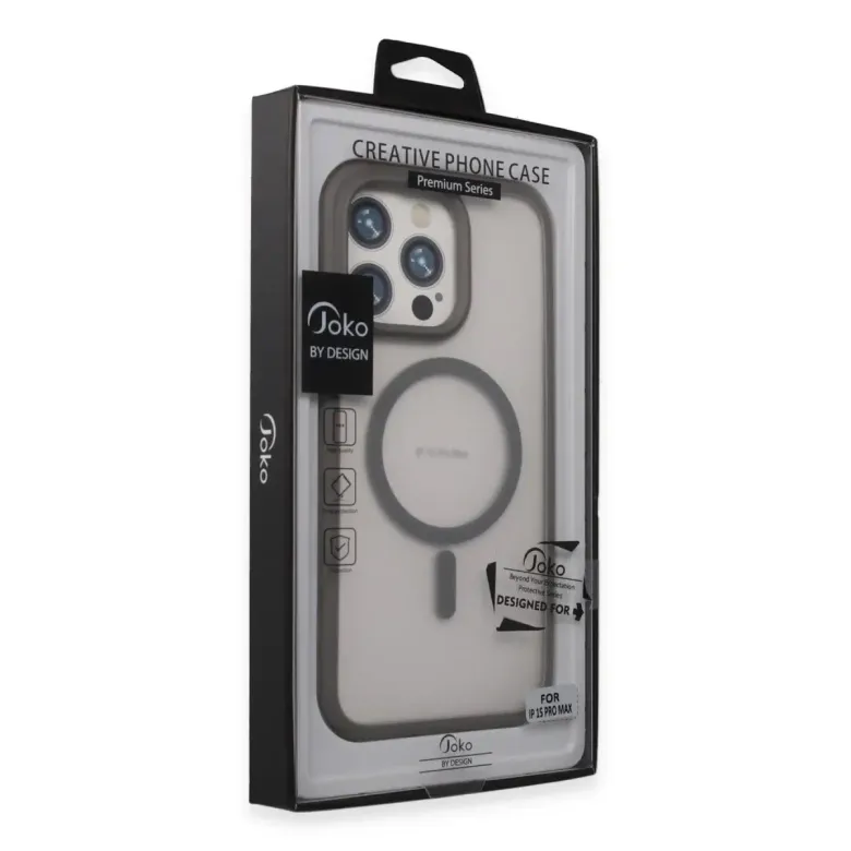 Joko Apple İphone 15 Pro Toras Airbag Magsafe Kapak - Titan Gri