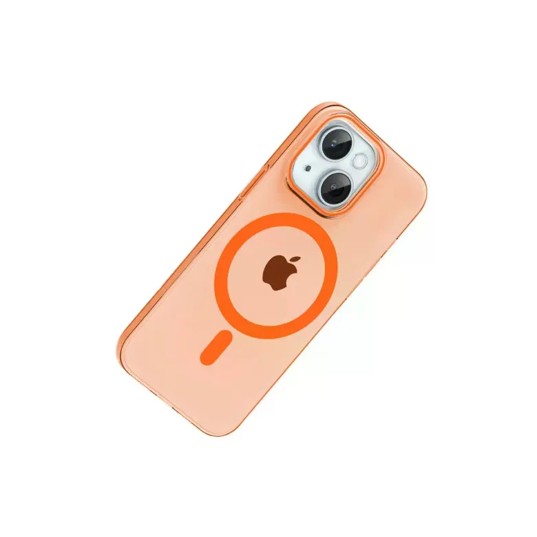 Joko iPhone 14 PC Blank Magsafe Kapak - Turuncu