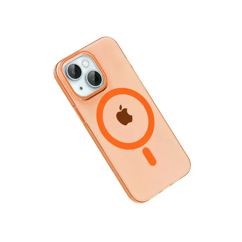 Joko iPhone 14 PC Blank Magsafe Kapak - Turuncu