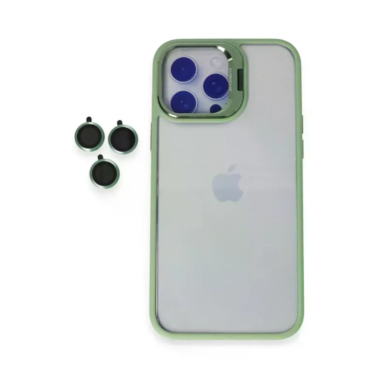 Joko iPhone 14 Pro Kılıf Roblox Lens Standlı Kapak - Yeşil