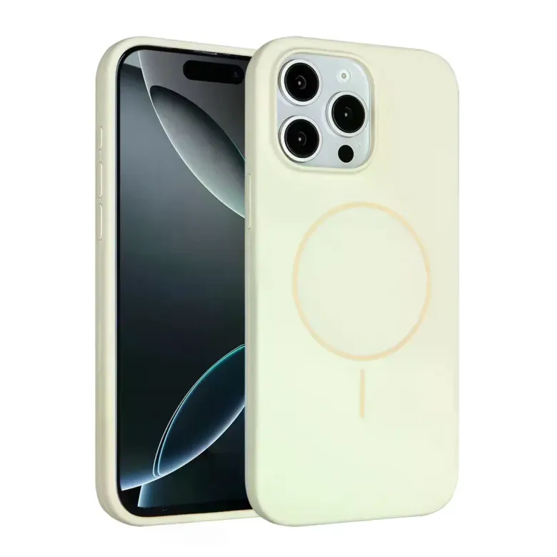 Joko iPhone 14 Pro Max Kılıf Jully Magsafe Kapak - Bej