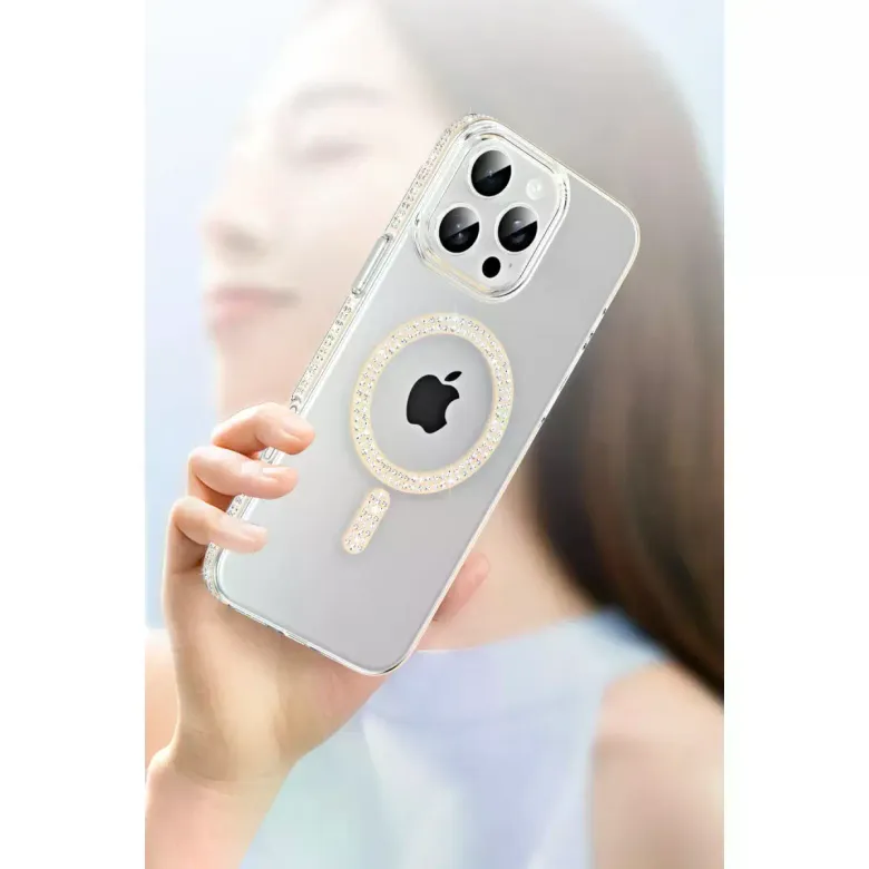 Joko iPhone 14 Pro Max Move Taşlı Magsafe Kapak - Siyah